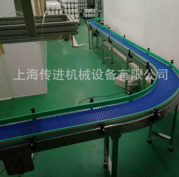 <b>上海傳進設備=柔性轉彎網帶輸送流水線</b>